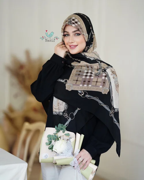 روسری نخی کد N-0751