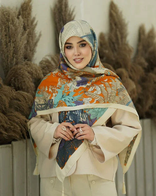 روسری نخی کد N-1001