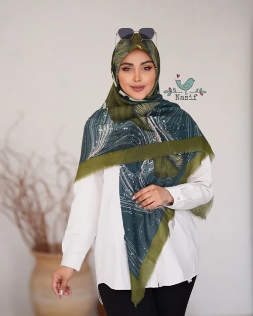 روسری نخی کد N-0254