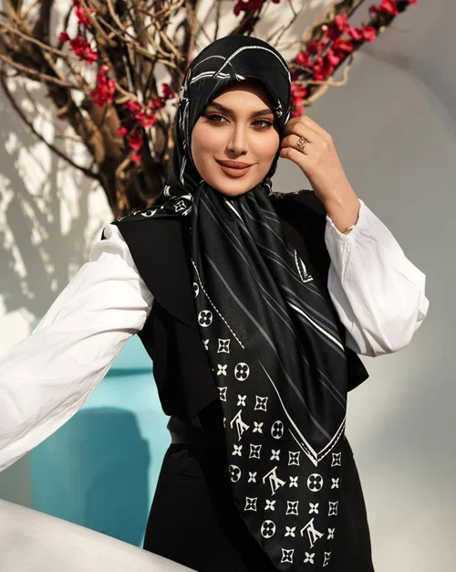 روسری مجلسی کد M-0974