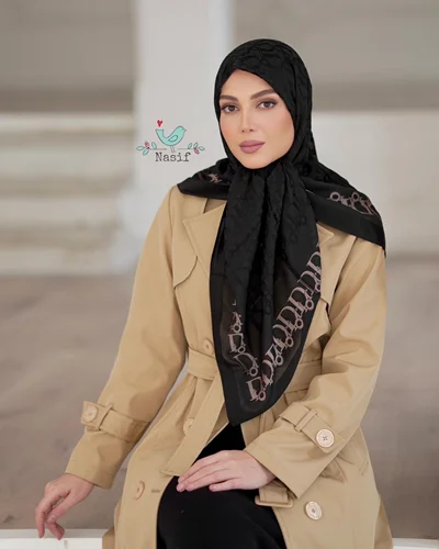 روسری مشکی کد B-0156