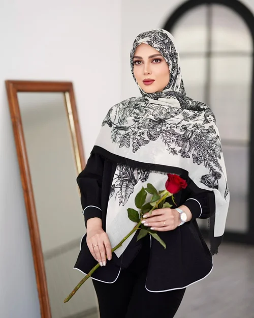 روسری نخی کد N-0962