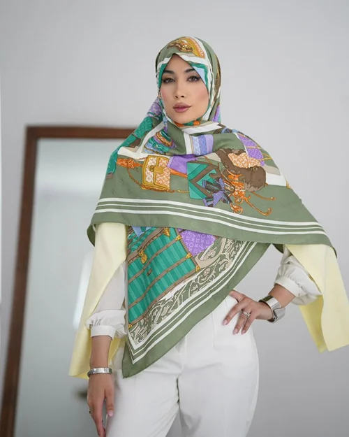 روسری مجلسی کد M-0819