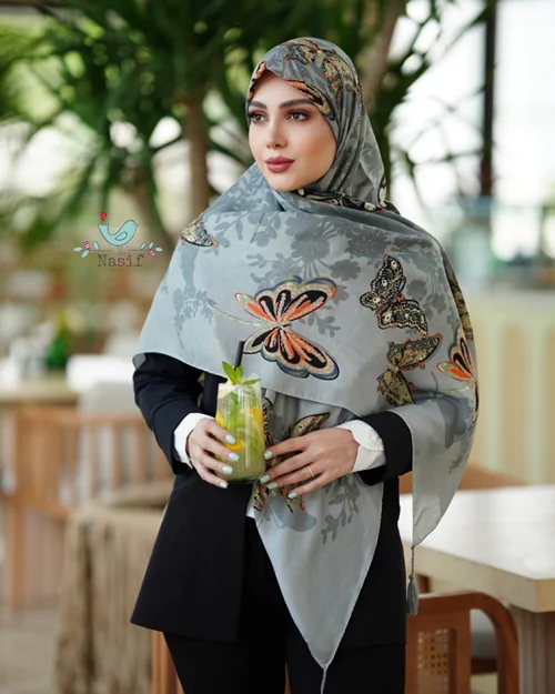 روسری نخی کد N-0705