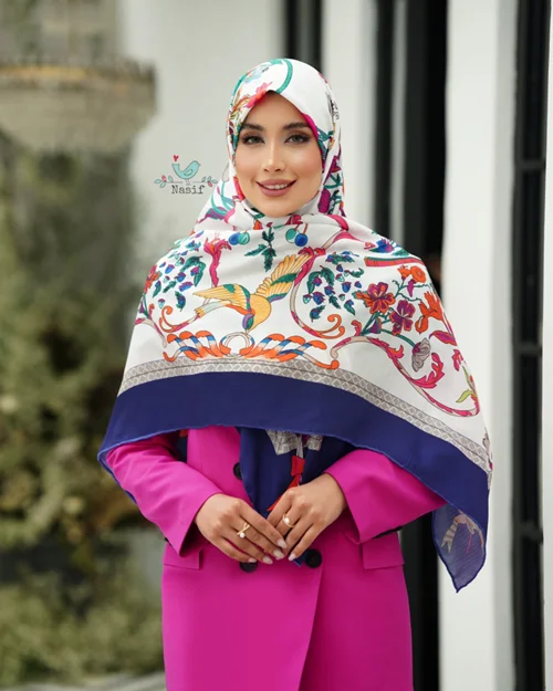 روسری نخی کد N-0684