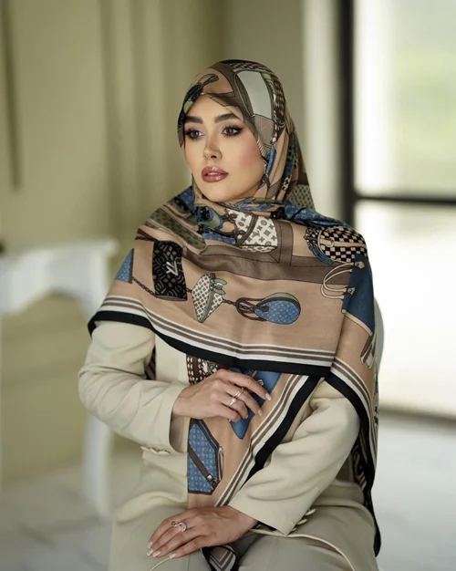 روسری نخی کد N-1030