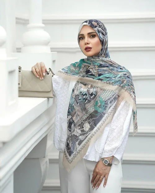 روسری نخی کد N-0978