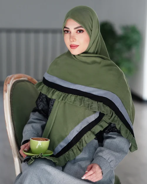 روسری نخی کد N-0664
