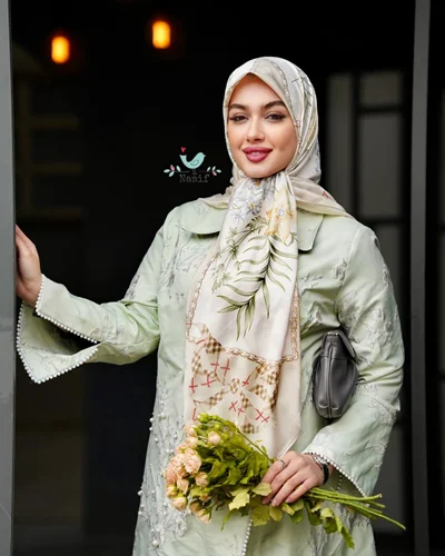 روسری مجلسی کد M-0667