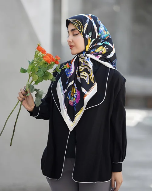 روسری مجلسی کد M-0561