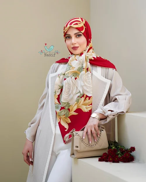 روسری مجلسی کد M-0757