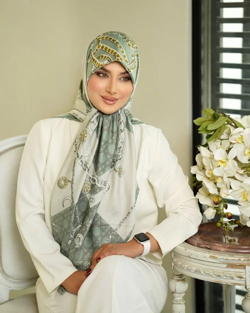 روسری مجلسی کد M-0839