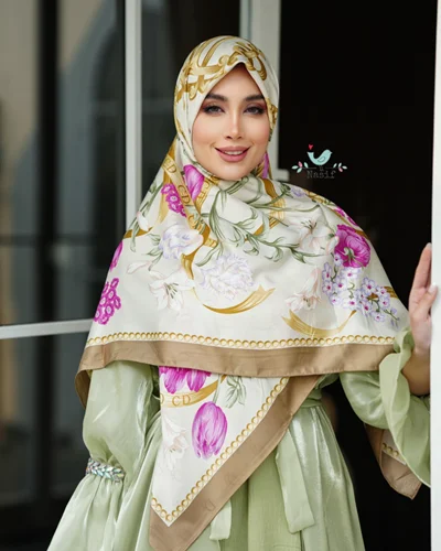 روسری مجلسی کد M-0481