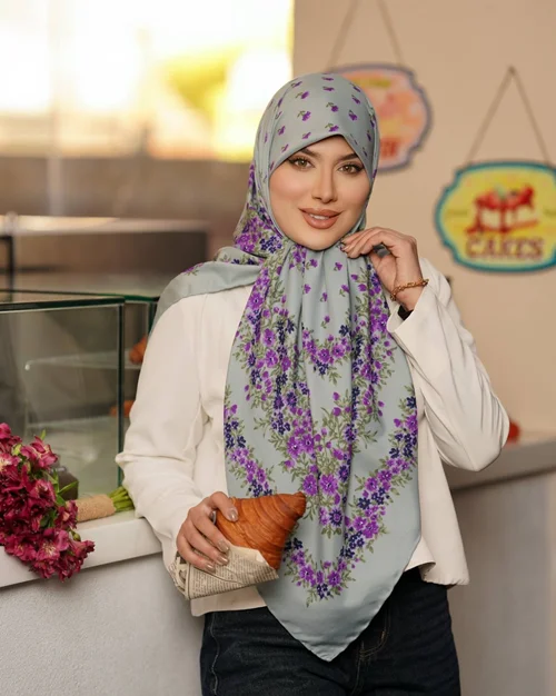 روسری مجلسی کد M-0980