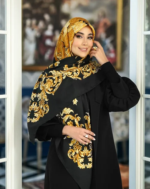 روسری نخی کد N-0450