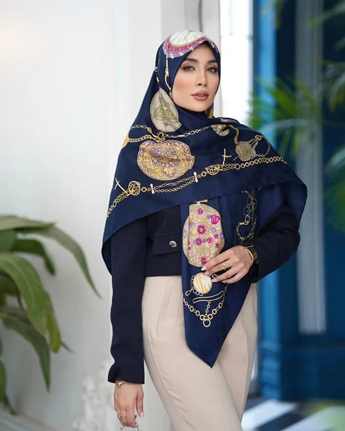 روسری مجلسی کد M-0815