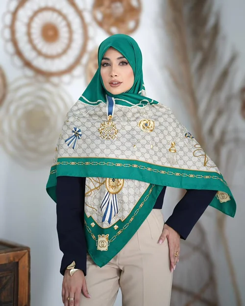 روسری مجلسی کد M-1051