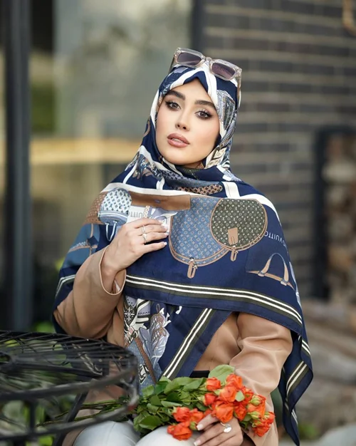 روسری نخی کد N-1029