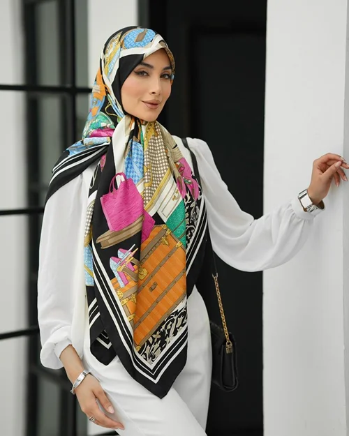 روسری مجلسی کد M-0821