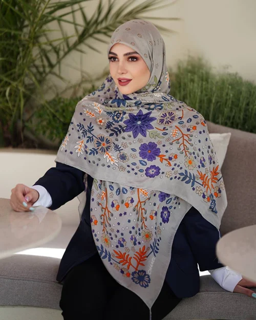 روسری نخی کد N-0708