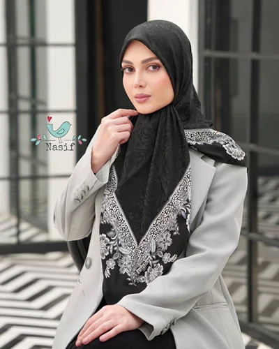 روسری مشکی کد B-0155