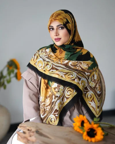 روسری نخی کد N-0915