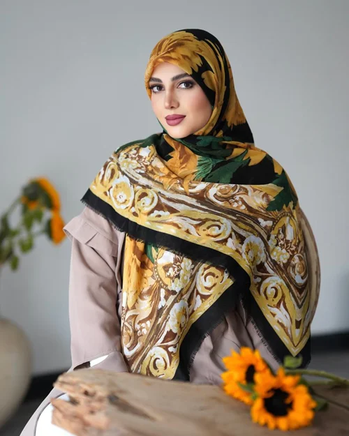 روسری نخی کد N-0915