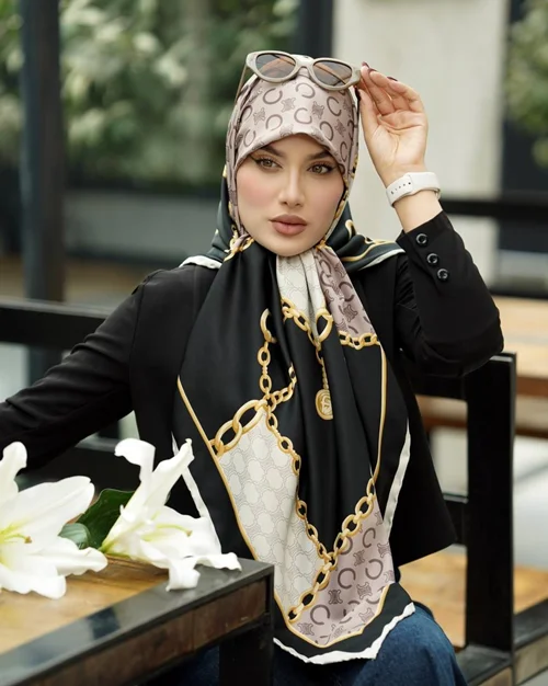 روسری مجلسی کد M-1079