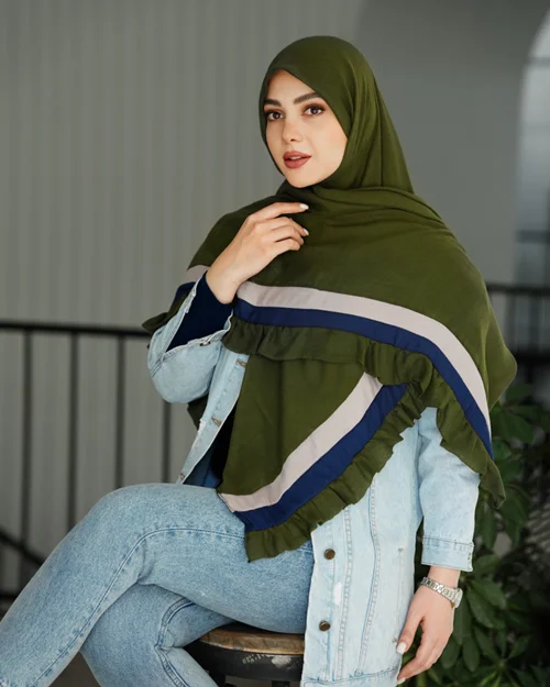 روسری نخی کد N-0666