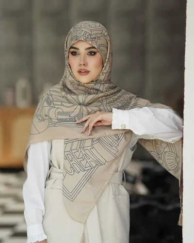 روسری نخی کد N-0998