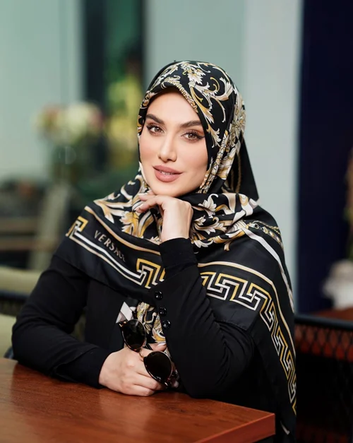 روسری نخی کد N-0758