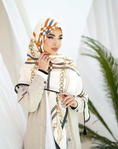 روسری نخی کد N-0502