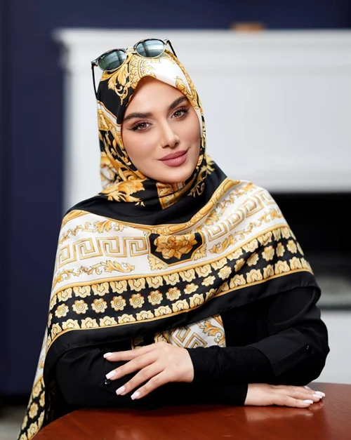 روسری نخی کد N-0763