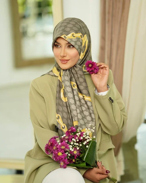 روسری مجلسی کد M-1017