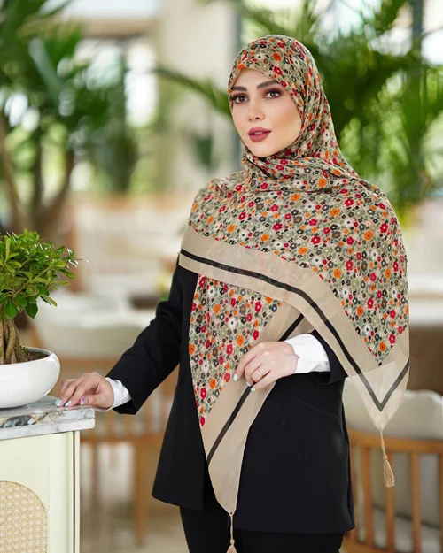 روسری نخی کد N-0716