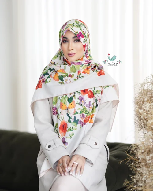 روسری نخی کد N-0470