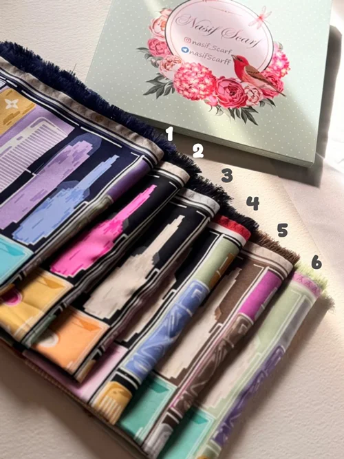 روسری مجلسی کد M-1078