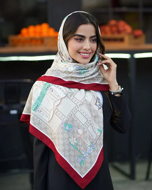 روسری مجلسی کد M-1124