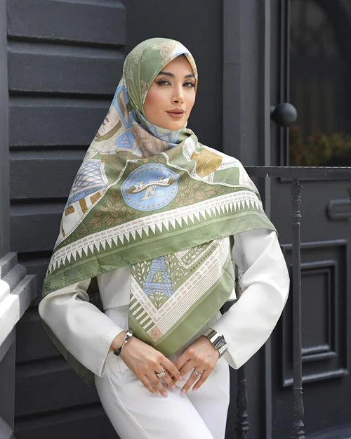 روسری مجلسی کد M-0996