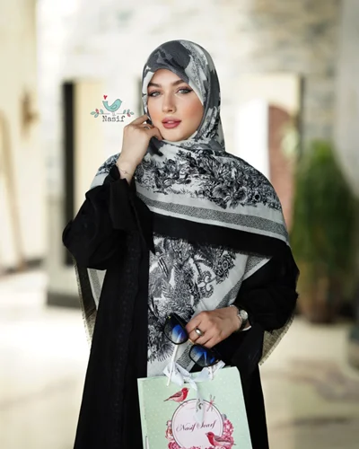 روسری نخی کد N-0775