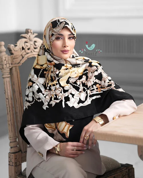 روسری مجلسی کد M-0794