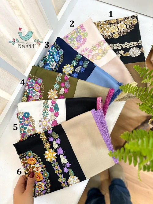 روسری مجلسی کد M-0984