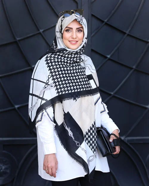 روسری نخی کد N-0139