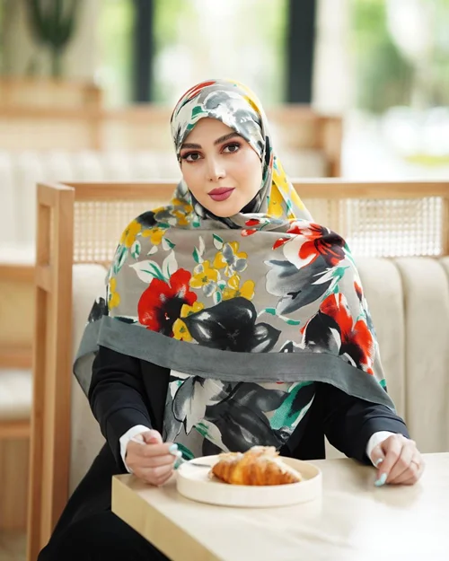 روسری نخی کد N-0698