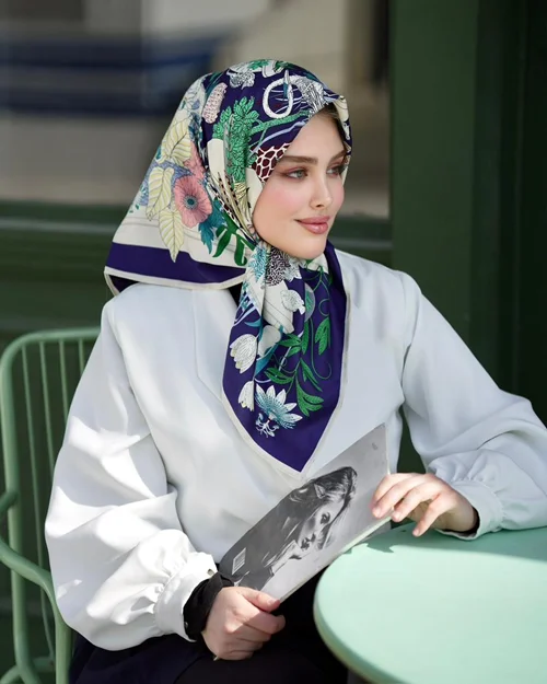 روسری مجلسی کد M-0870