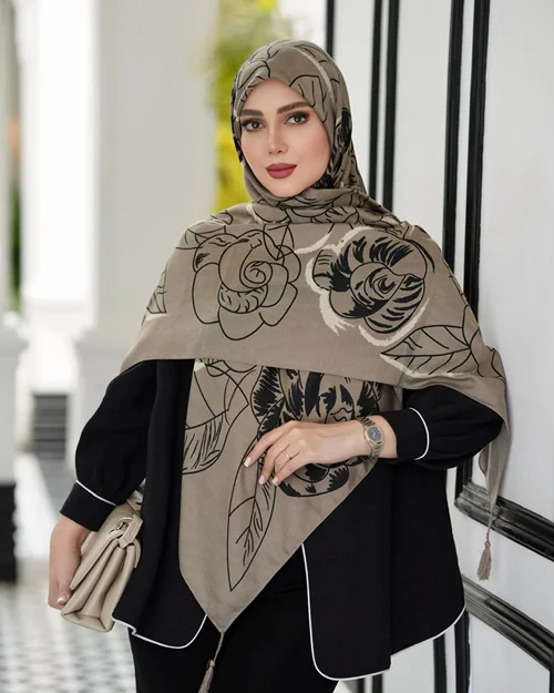 روسری نخی کد N-0983