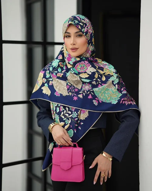 روسری مجلسی کد M-0834