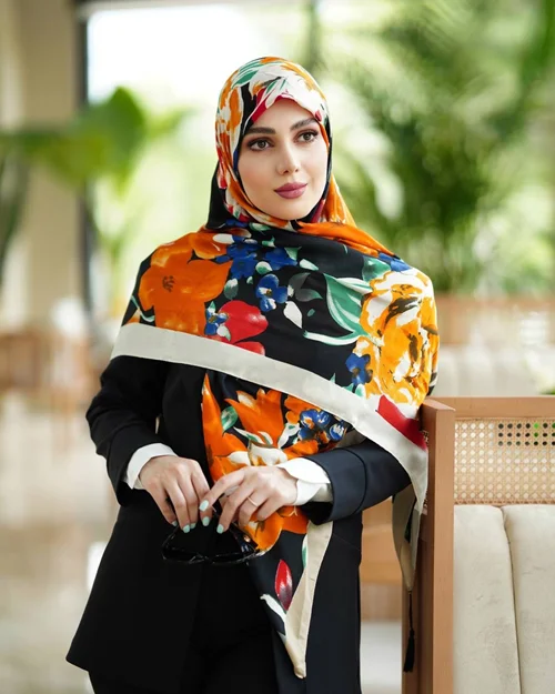 روسری نخی کد N-0697
