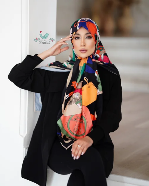 روسری نخی کد N-0689
