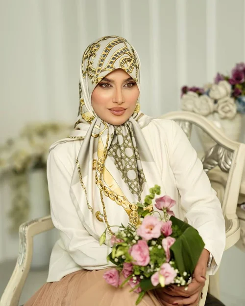 روسری مجلسی کد M-0837